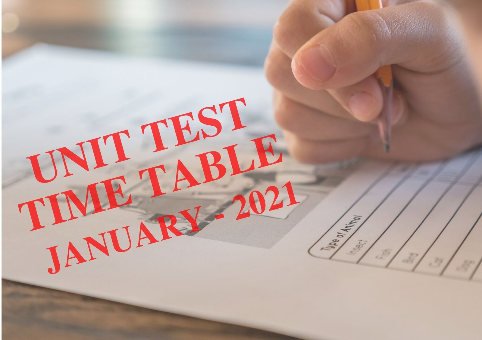 january unit test